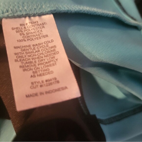 NEW Enfocus Studio Blue Sleeveless Sheath Dress - Picture 3 of 3